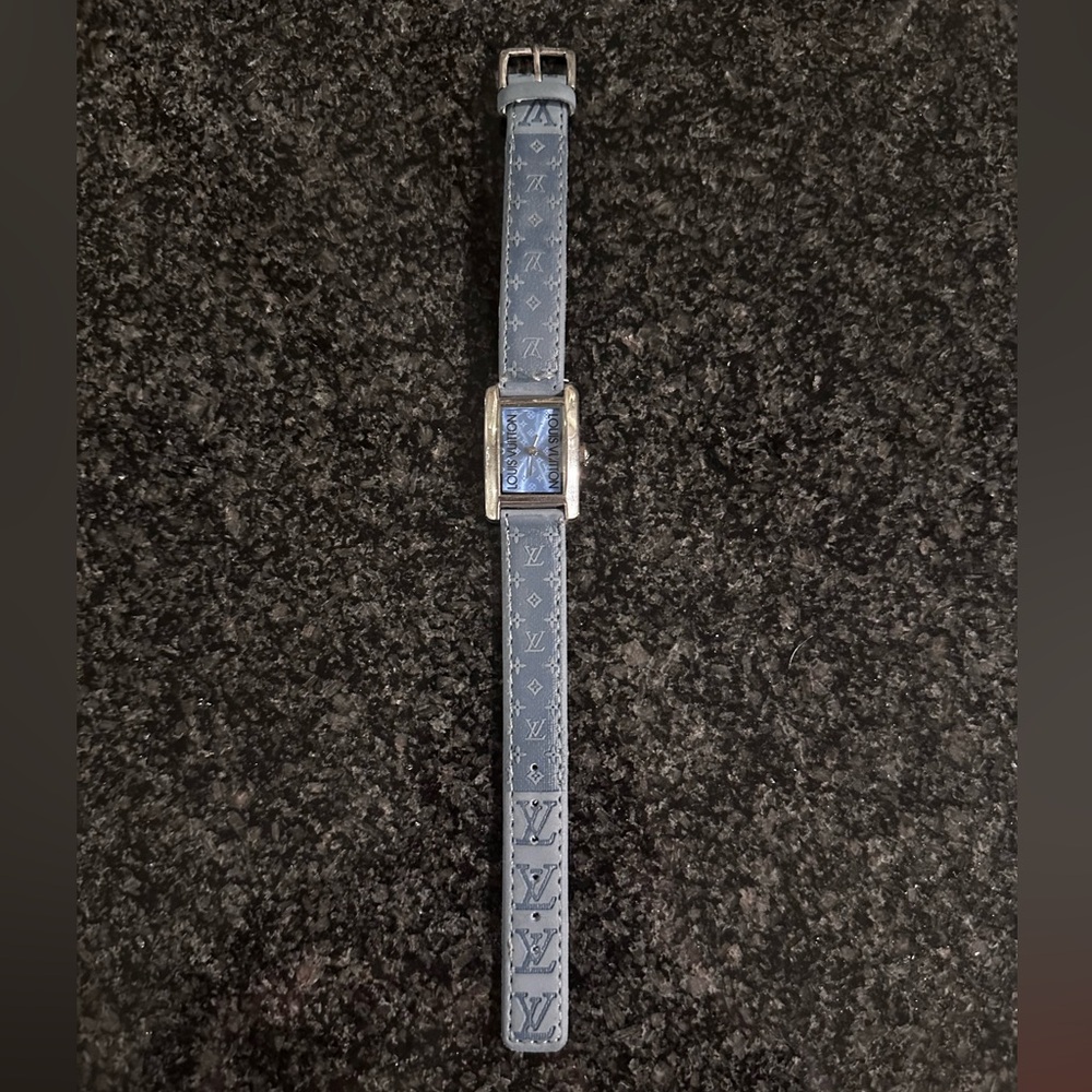 LV lookalike blue watch